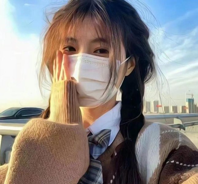 厨窗外的天空